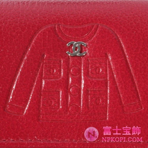シャネル ジャケット 長財布 ルージュレッド A50136